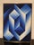 Vintage Victor Vasarely Op Art Geometric Needlepoint Framed For Sale - Image 11 of 12
