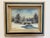 50's Vintage Winter Landscape Oil on Canvas For Sale In Miami - Image 6 of 9