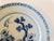 Delft Antique Dutch Delft Chinoiserie Platter Charger 14" Diameter Large Blue White For Sale - Image 4 of 10