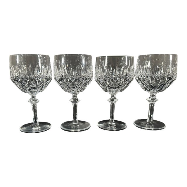 Set of 4 Nachtmann Patrizia Blown Glass Water Goblet, 1973-1998 For Sale