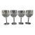 Set of 4 Nachtmann Patrizia Blown Glass Water Goblet, 1973-1998 For Sale