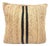 Handwoven Jute Pillow Cover With Beautiful Black Contrast Stripe Detail 20x20 - Handcrafted in India For Sale