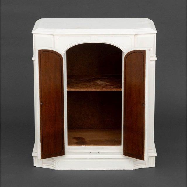 Modern Modern White Painted Wood Cabinet For Sale - Image 3 of 8