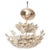 Mid 20th Century Gilt Brass Cut Glass Flower Tiered Chandeliers by Palwa, Germany For Sale - Image 11 of 11