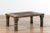 Chocolate Indian 19th Century Small Wooden Coffee Table with Carved Floral Motifs For Sale - Image 8 of 13