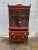 Wood Early 20th Century George III Style Satinwood Inlaid Mahogany Display Cabinet For Sale - Image 7 of 13