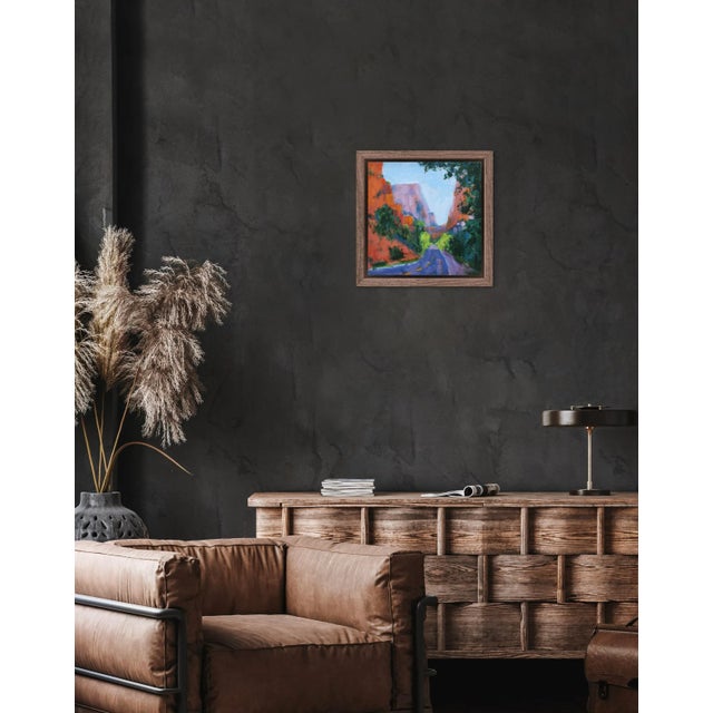 Quiet Places & Journeys — Zion National Park (Original Oil Landscape) For Sale - Image 17 of 18