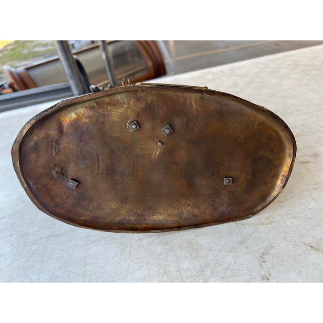 Vintage French Lost Wax Bronze Sculpture of a couple. Titled “A Kiss” (Un Baiser). For Sale - Image 9 of 9
