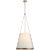 Reese 22" Pendant in Soft Brass with Linen Shade Designer: Marie Flanigan Canopy: 5.25" Round Mounting: Chain Shade...