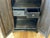 Wood Antique Chinese Ming Style Two-Door Small Black Lacquered Cupboard Cabinet For Sale - Image 7 of 10