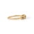 Metal 14k Gold Cushion Multi-Color Natural Diamond Five-Stone Band Ring Size 5 For Sale - Image 7 of 18
