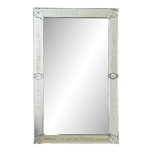 Italian 19th Century Venetian Mirror in Rectangular Frame