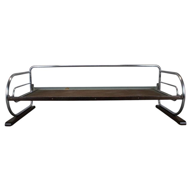 Bauhaus Tubular 3-Seater Sofa attributed to Slezák, Former Czechoslovakia, 1930s For Sale - Image 15 of 15