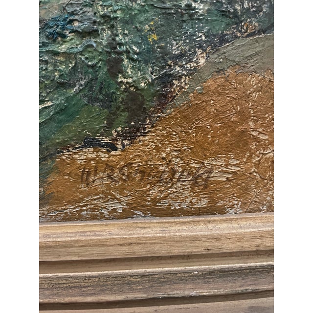 Traditional Signed Original Landscape Oil Painting by William R. Shulgold (1897–1989), Framed For Sale - Image 3 of 12