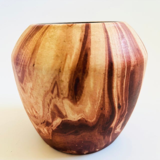 Ceramic Terra Cotta Swirl Pottery Vase by Romco For Sale - Image 7 of 10