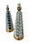 Mid-Century Modern Pair Vintage MCM Ceramic Lamps Mid Century Modern Lighting Atomic Era 1950s For Sale - Image 3 of 5