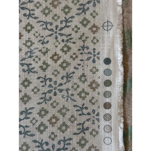 G P & J Baker bp11001.4.0 Grantly Aqua Fabric 3 5/8 Yards For Sale - Image 4 of 6