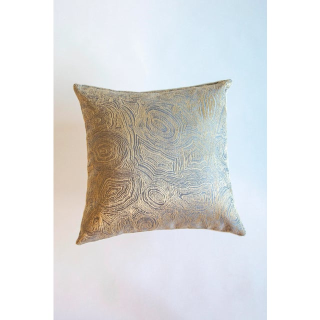 Contemporary Agate Pattern & Mohair Pillow For Sale - Image 4 of 5