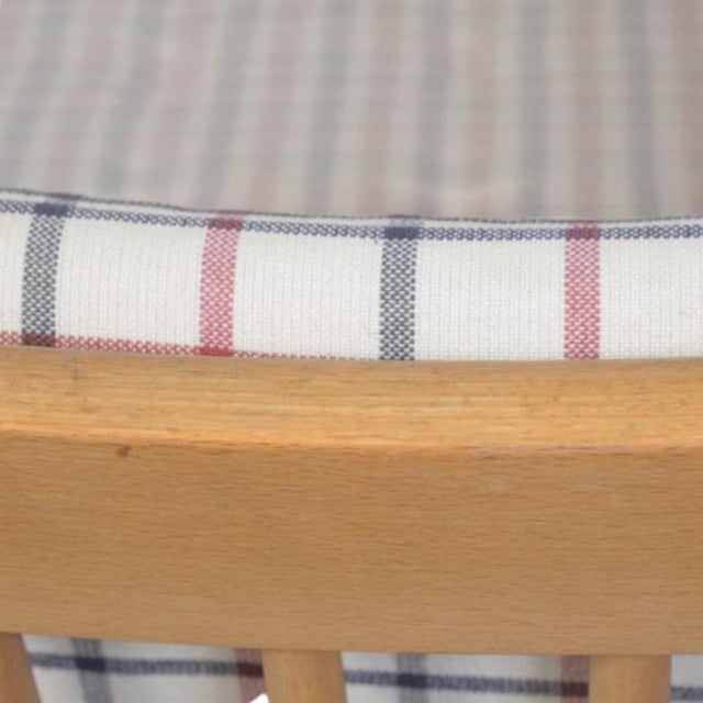 Spokeback Sofa in Cotil Fabric by Børge Mogensen, 1981 For Sale - Image 18 of 18