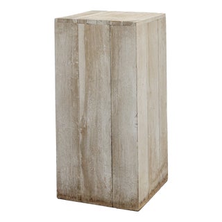 Modern Oak Wood Pedestal, Belgium, 1990s For Sale