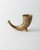 Metal Vintage Brass Horn Vase in Hand-Carved Brass, 1930s For Sale - Image 7 of 11