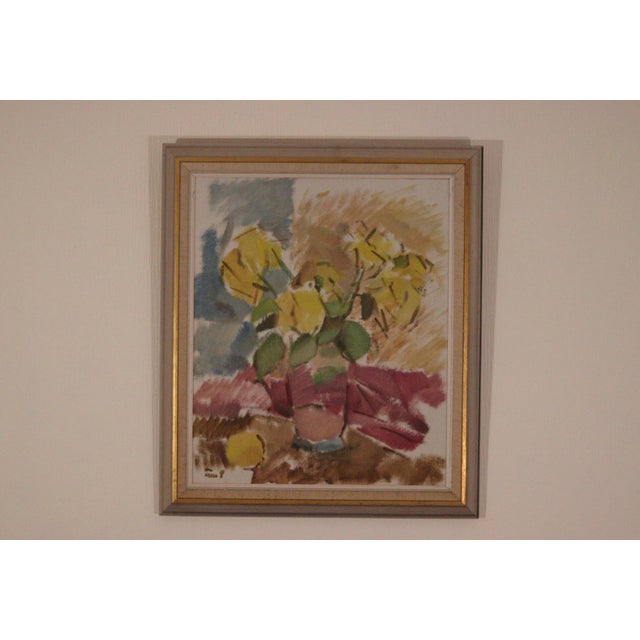Ture Petterson, Bloom, 1960s, Oil on Canvas, Framed For Sale - Image 11 of 16