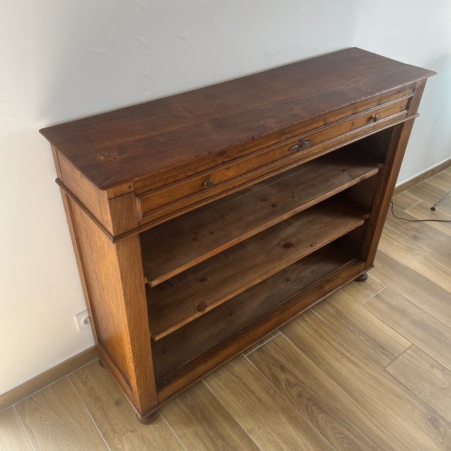 Brown Open Oak Sideboard, 1930s-1950s For Sale - Image 8 of 18