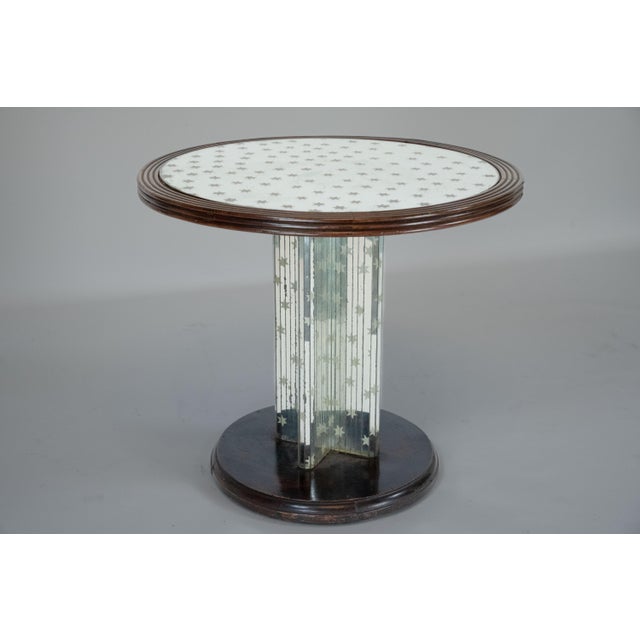 Italian Art Deco Mirrored Side Table, 1930s For Sale - Image 4 of 10