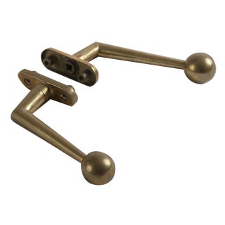 Sculpture Handles, 1950s, Set of 2 For Sale