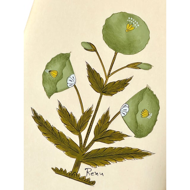 This beautiful green motif painting draws inspiration from the iconic designs of Jaipur, India, seen gracing the walls of...