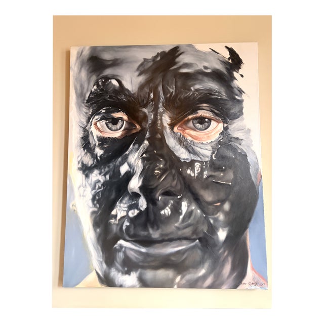 Leanne Olivier The Composer, 2017, Oil on Canvas For Sale