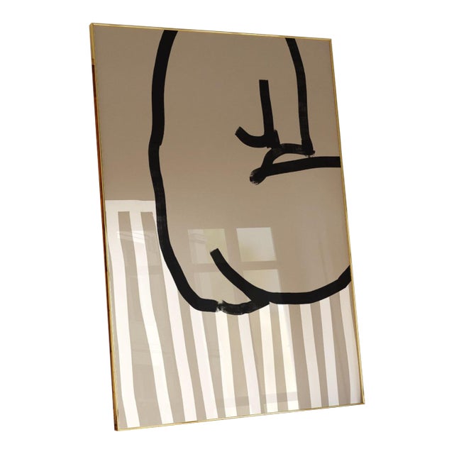 Female Silhouette Giclee Print For Sale