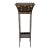 Large Tole Cachepot Planter on Tall Stand For Sale