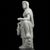 Melpomene – Classical Marble Muse Sculpture For Sale - Image 4 of 4