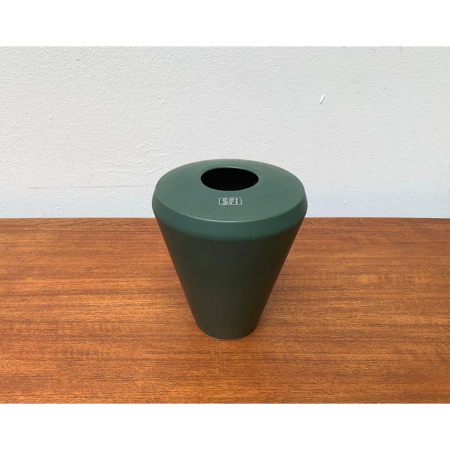 Vintage Minimalist Ceramic Vase from SF Design For Sale - Image 5 of 18