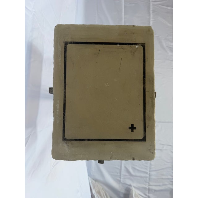 Printing Stone Side Table For Sale - Image 4 of 7