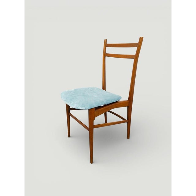Mid-Century Italian Desk and Chair with Suspended Bookcase in the style of Gio Ponti, 1950, Set of 3 For Sale - Image 18 of 18