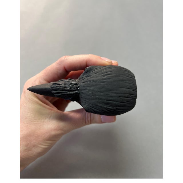 Karla Walter Ceramic Wall Sculpture of Crow #15 2023 For Sale - Image 11 of 12