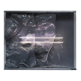 Light Sculpture Groundlines Lost Surface by Joachim Ramin for Early Light For Sale