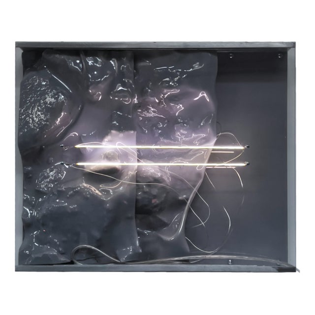 Light Sculpture Groundlines Lost Surface by Joachim Ramin for Early Light For Sale