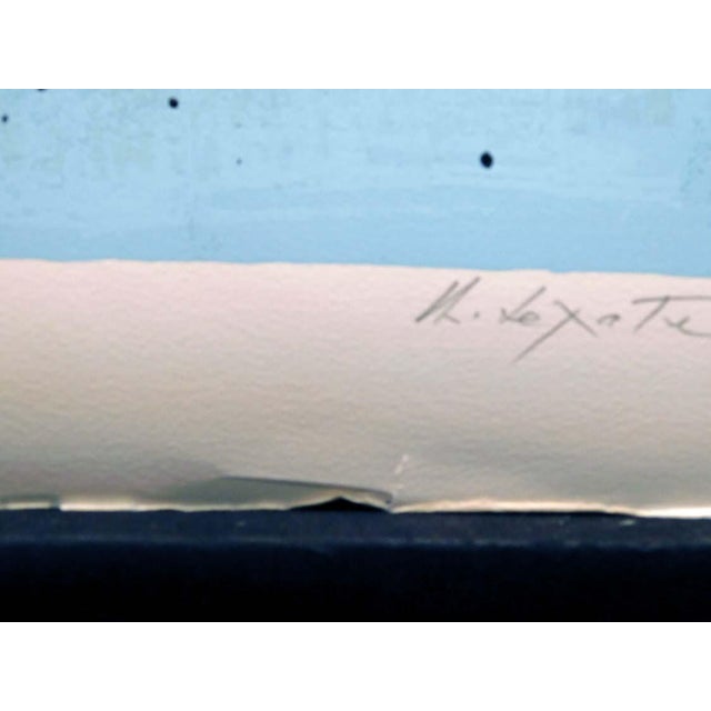 Impressionist Philippe Lepatre "Holy Spring" Hand Signed Art Lithograph, Abstract, France For Sale - Image 3 of 5