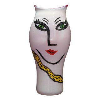 Open Minds Glass Crystal Vase by Ulrica Hydman-Vallien, 1970s For Sale