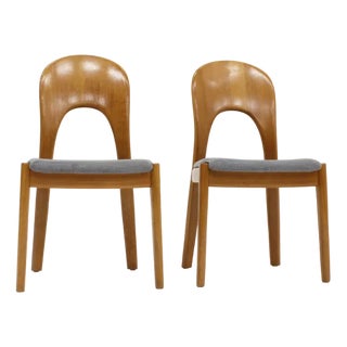 Vintage Danish Dining Chairs by Niels Koefoed for Koefoeds Hornslet, 1960s, Set of 2 For Sale