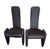 Vintage Mid-Century Modern Pair Attributed Pierre Cardin Black Chairs For Sale - Image 9 of 9