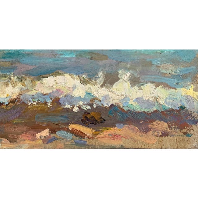 Original Seascape Oil Painting, Ukrainian Artist, 1962 For Sale - Image 6 of 6