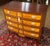 1990s Henkel Harris Mahogany & Flame Birch Inlaid Rogers Bowfront Dresser Chest For Sale In New York - Image 6 of 17