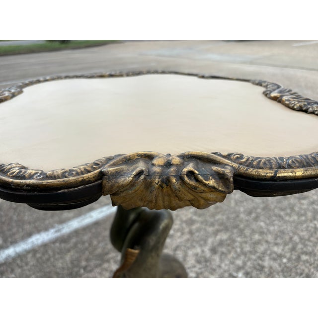 19th Century Venetian Giltwood Grotto Table For Sale - Image 13 of 14