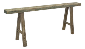 Rustic Wooden Pig Bench