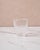 Handblown Pienza Rice Patterned Tumbler Glasses by Il Buco Vita in Clear Glass, Set of Six For Sale In Baltimore - Image 6 of 9