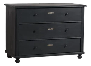 Antique Dark Chest of Drawers, 1920s